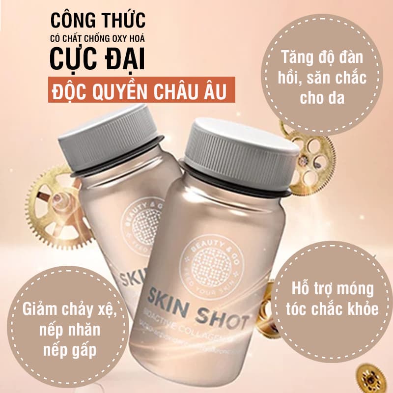 Nước uống đẹp da Skin Shot Bioactive Collagen 100ml, giá tốt