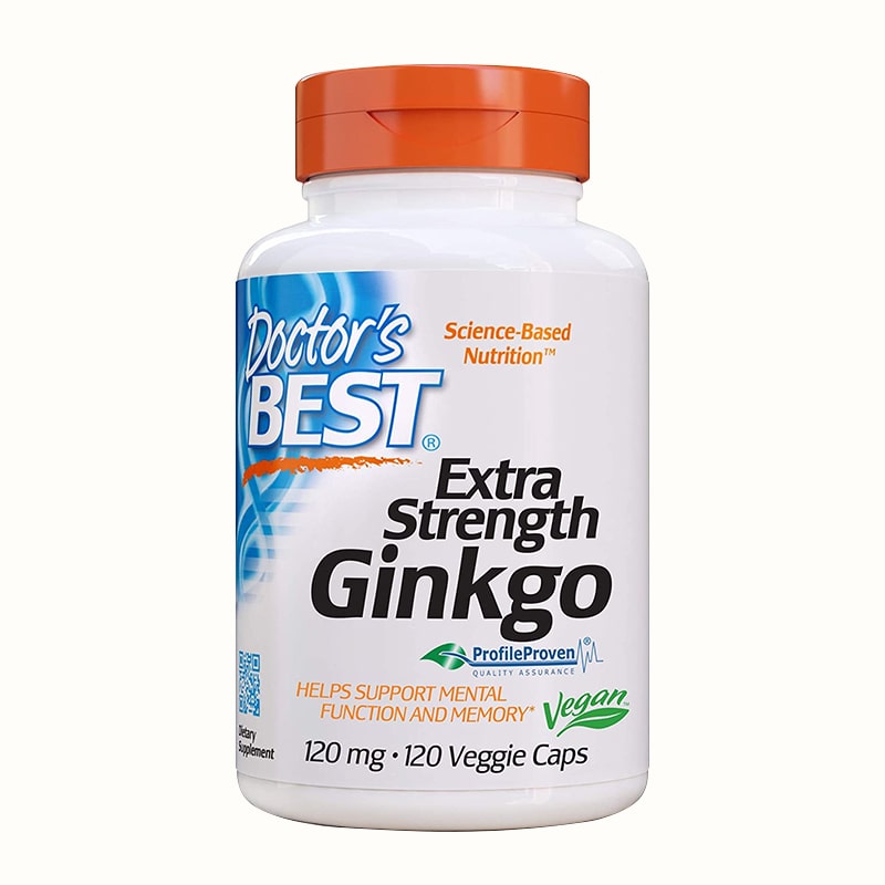 Viên uống bổ não Doctor’s Best Extra Strength Ginkgo 120mg