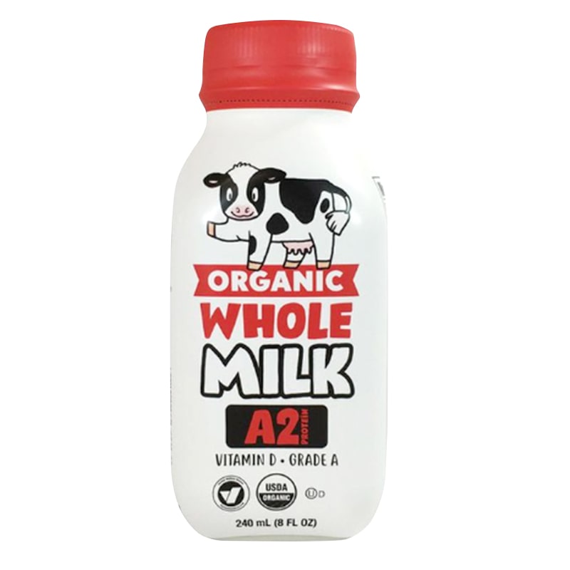 Sữa tươi A2 Organic Whole Milk thùng 18 chai của Mỹ, giá tốt