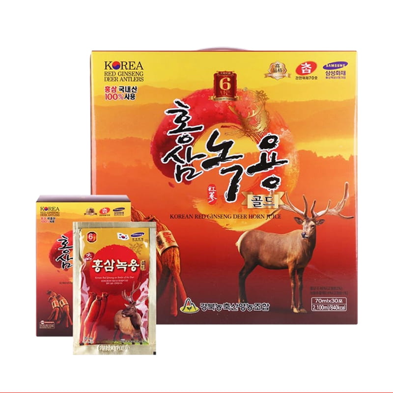 Nước hồng sâm nhung hươu GyeongBuk Hàn Quốc 30 gói