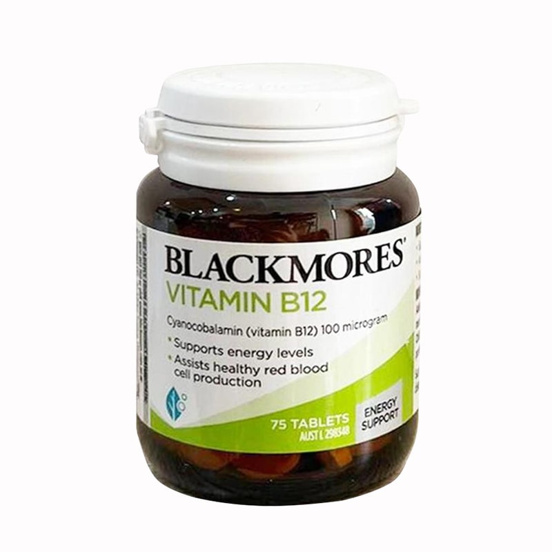 Viên uống bổ sung Vitamin B12 Blackmores 75 viên Úc
