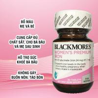 Viên sắt cho bà bầu Blackmores Pregnancy Iron 30 viên của Úc