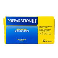 Viên đặt trĩ Preparation H Hemorrhoidal Suppositories 24 viên Mỹ