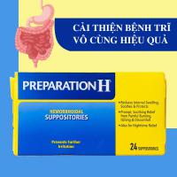 Viên đặt trĩ Preparation H Hemorrhoidal Suppositories 24 viên Mỹ