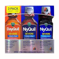 Siro trị ho cảm Vicks Nyquil Cold and Flu Severe 3...