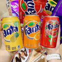 Nước ngọt Fanta vị dứa thùng 12 lon của Mỹ - nhiều vị