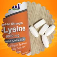 Viên uống L-Lysine 1000mg Now 100 viên của Mỹ