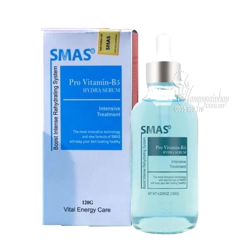 Tinh chất dưỡng ẩm, phục hồi da Smas Pro Vitamin B5 Hydra Serum