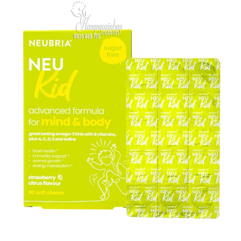 Vitamin tổng hợp cho bé Neubria Neu Kid của Anh