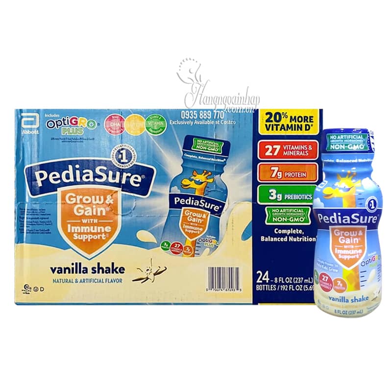 Sữa Pediasure Grow & Gain Optigro Plus 24 chai của Mỹ