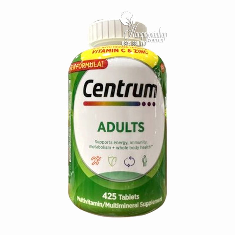 Centrum Adults 425 viên của Mỹ cho người dưới 50 tuổi,giá tốt