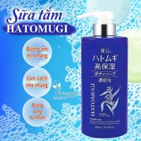 Sữa tắm dưỡng ẩm Hatomugi màu xanh 600ml của Nhật Bản