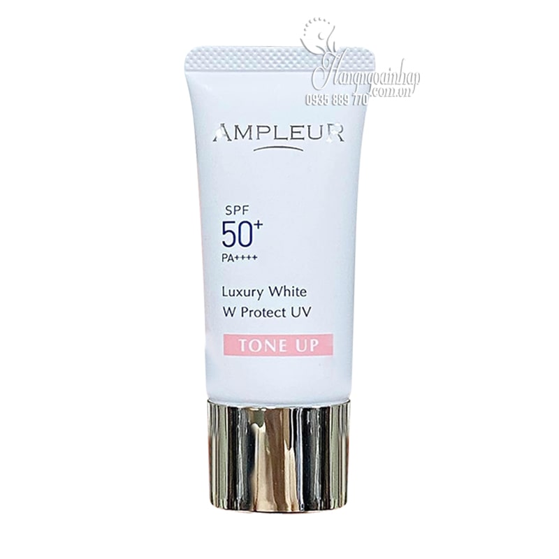 Kem chống nắng Ampleur Luxury White W Protect UV Tone Up 