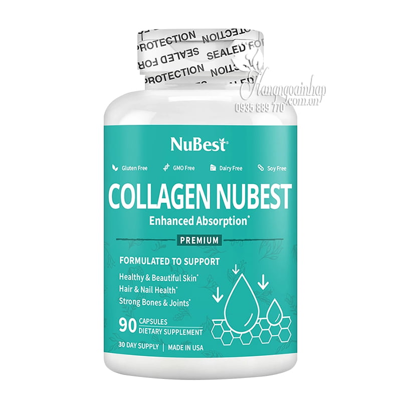 Collagen Nubest Premium 90 viên của Mỹ chống lão hóa