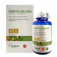 Bổ não Ginkgo Biloba Careline 2500mg của Úc 60 viê...