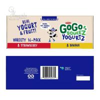Sữa chua trái cây Go Go Squeez Yogurtz túi 85g của Mỹ