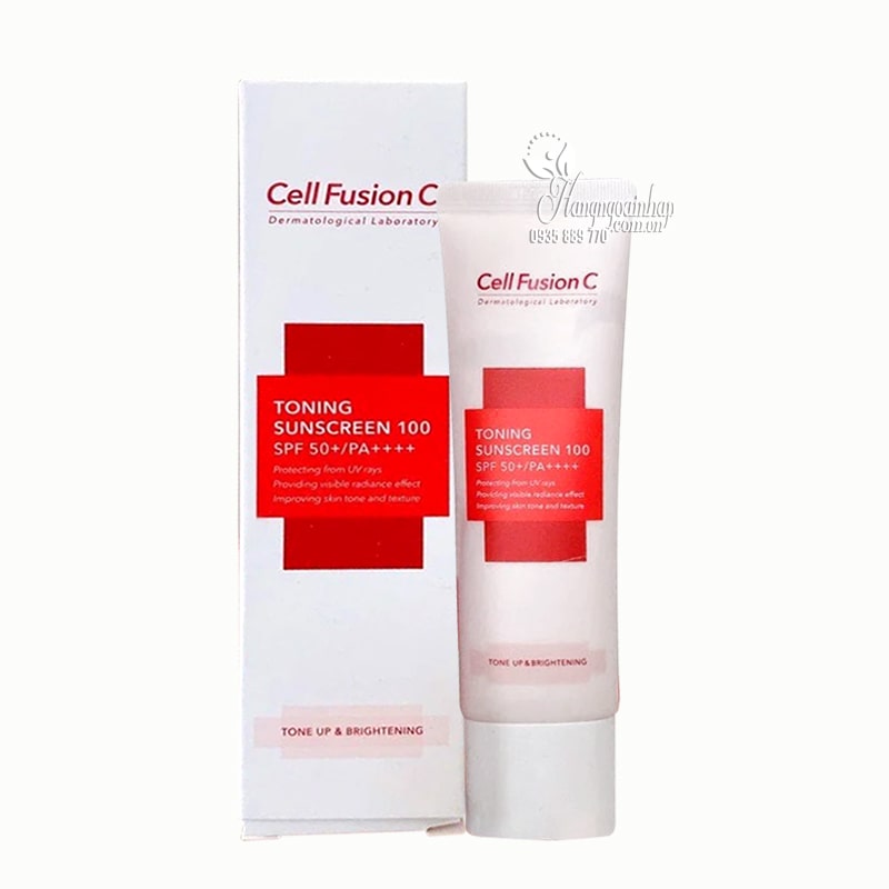 Kem chống nắng Cell Fusion C Toning Sunscreen 100 nâng tông da