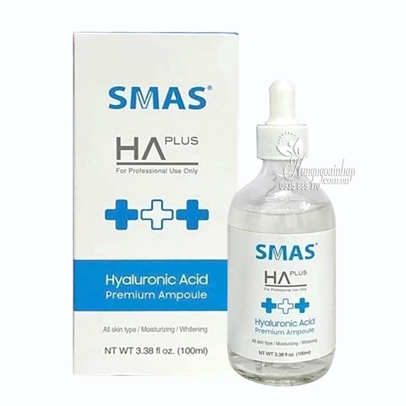 Serum dưỡng ẩm Smas HA Plus Hyaluronic Acid 100ml