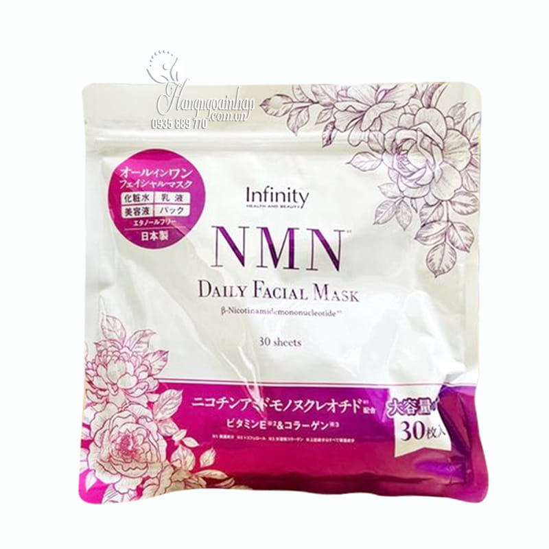 Mặt nạ NMN Infinity Daily Facial Mask cấp ẩm nâng cơ