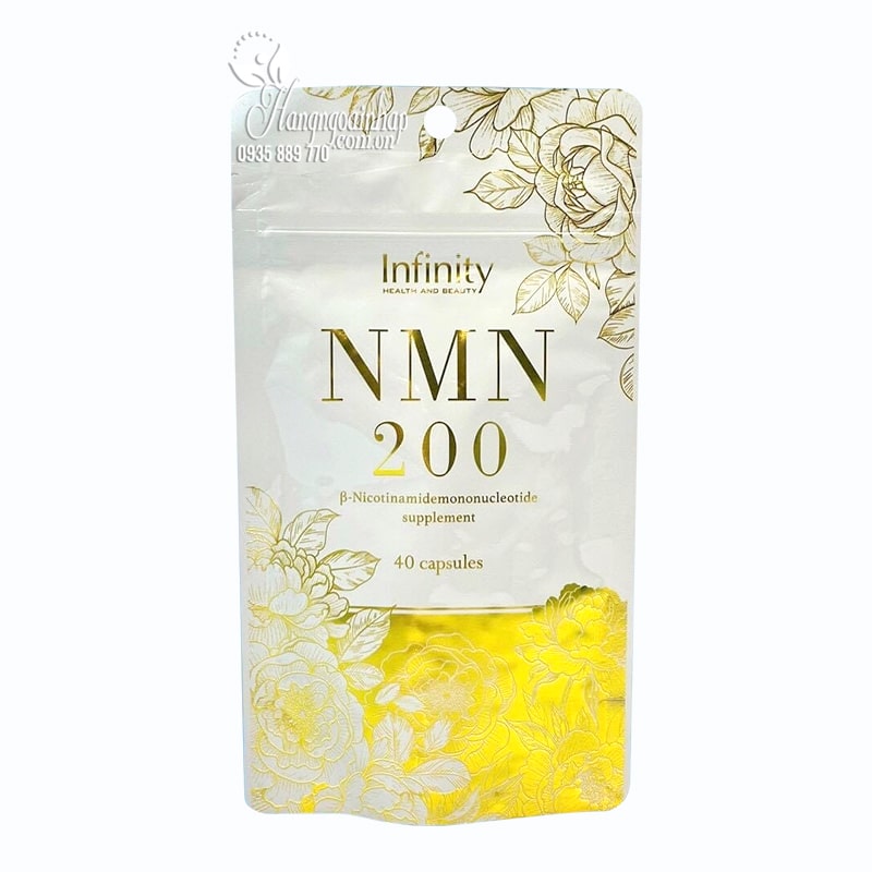Viên uống trẻ hóa Infinity NMN 200 của Nhật gói 40 viên