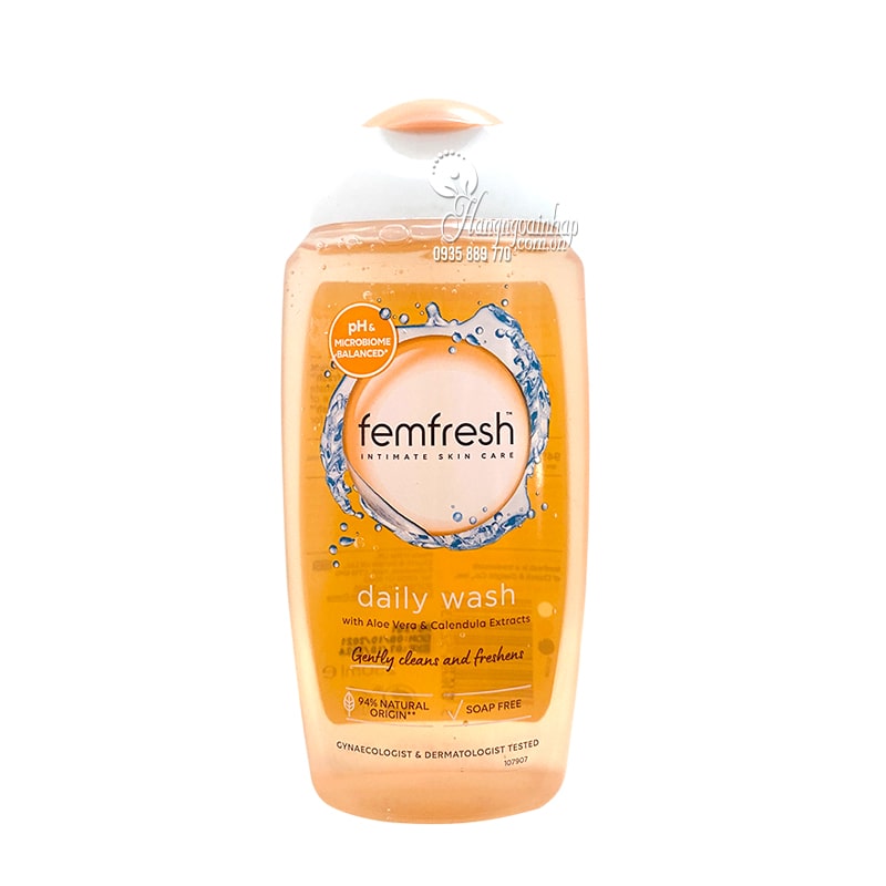 Dung dịch vệ sinh phụ nữ khử mùi Femfresh Daily Intimate Wash 250ml