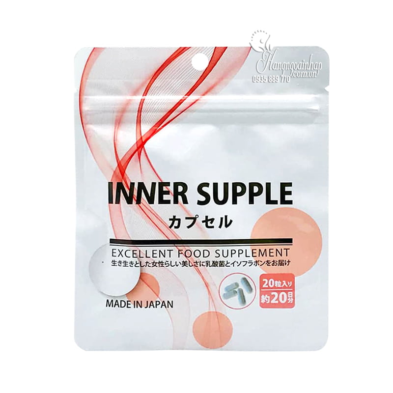 Viên uống tăng nội tiết tố nữ Inner Supple 20 viên của Nhật Bản