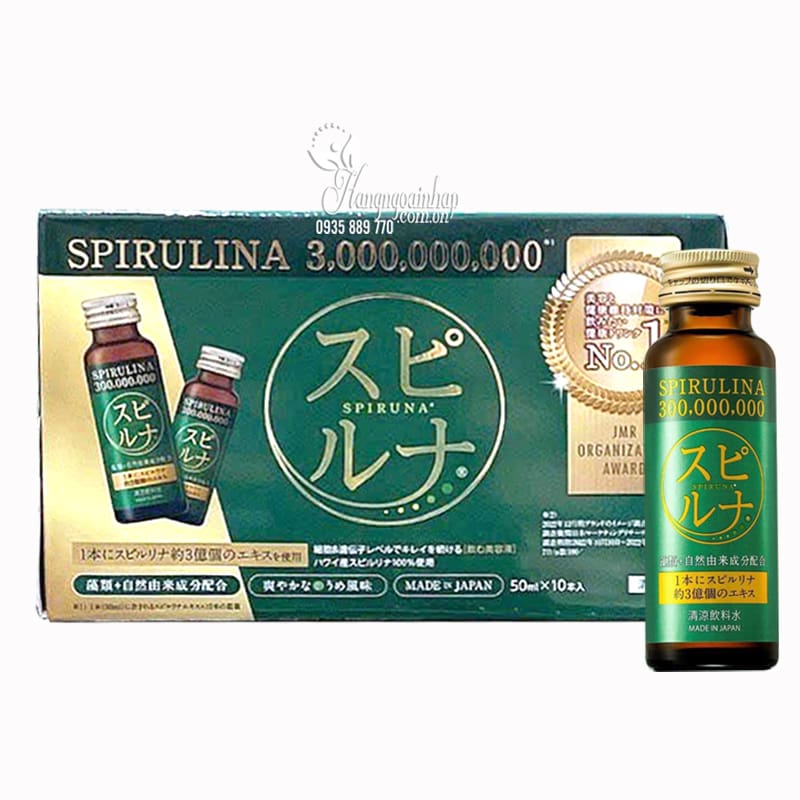 Siêu vi tảo uống Spirulina 300 triệu Hayari của Nhật Bản