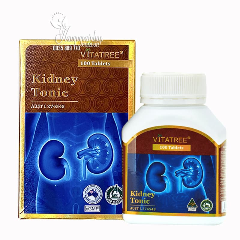 Thuốc bổ thận Vitatree Kidney Tonic 100 viên cao cấp của Úc