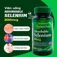 Viên uống Absorbable Selenium 200mcg Puritans Pride của Mỹ