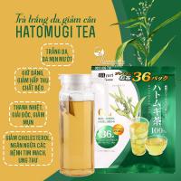 Trà trắng da Hayari Hatomugi Tea túi 36 gói của Nhật Bản