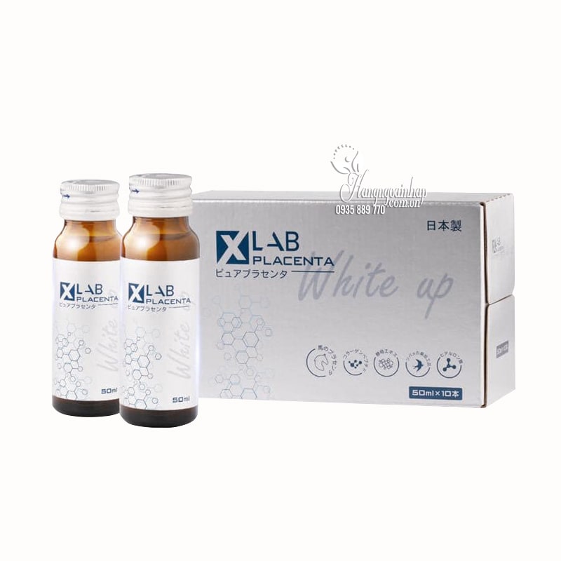 Nước uống trắng da tế bào gốc Xlab Placenta White Up 10 chai