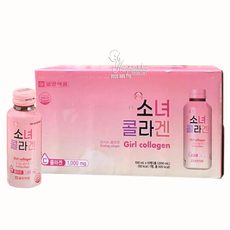 Nước uống đẹp da Girl Collagen 1000mg Hàn Quốc 10 chai