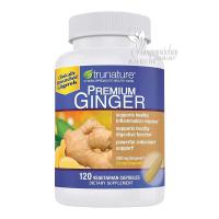 Viên uống gừng Trunature Premium Ginger 120 viên của Mỹ 