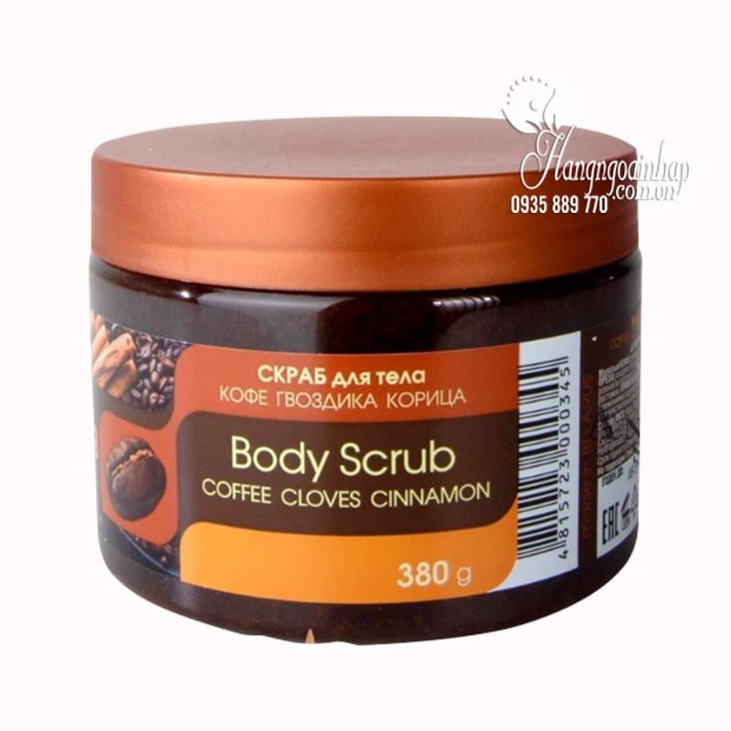 Tẩy tế bào chết Body Scrub Coffee Cloves Cinnamon 380g