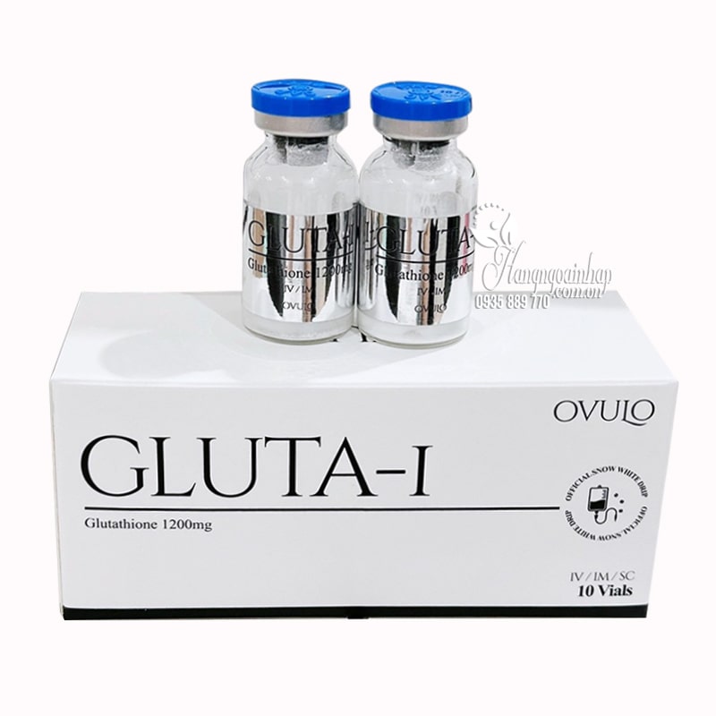 Thuốc truyền trắng Gluta-I Glutathione 1200mg Ovulo Nhật Bản
