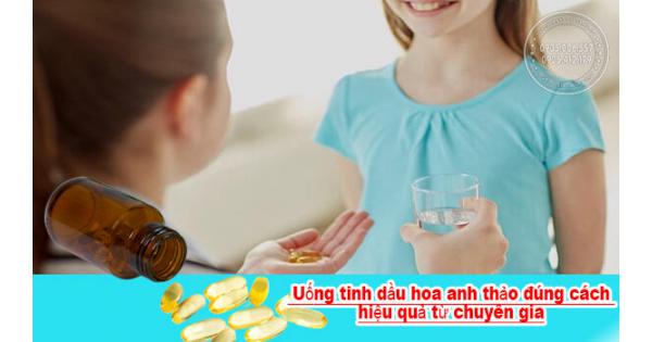 Hướng dẫn uống tinh dầu hoa anh thảo đúng cách hiệu quả từ chuyên gia