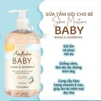 Sữa tắm gội cho bé Shea Moisture Baby Wash & Shampoo 384ml