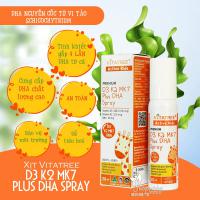 Xịt Vitatree D3 K2 MK7 Plus DHA Spray của Úc chai 20ml