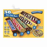 Kẹo Chocolate tổng hợp các loại M&M 30 gói của Mỹ