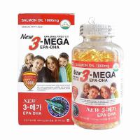 Dầu cá hồi New 3 Mega Salmon Oil 1000mg Hàn Quốc