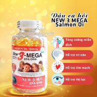 Dầu cá hồi New 3 Mega Salmon Oil 1000mg Hàn Quốc 