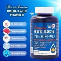 Dầu cá Premium Omega 3 With Vitamin D 180 viên Hàn Quốc