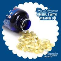 Dầu cá Premium Omega 3 With Vitamin D 180 viên Hàn Quốc