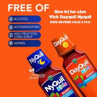 Siro trị ho cảm Vick Dayquil Nyquil Kids Severe Cold & Flu