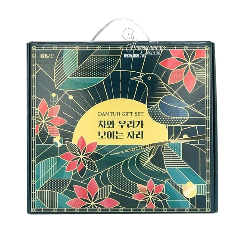 Bộ quà tặng Damtuh Gift Set 4 hộp ngũ cốc và trà cao cấp