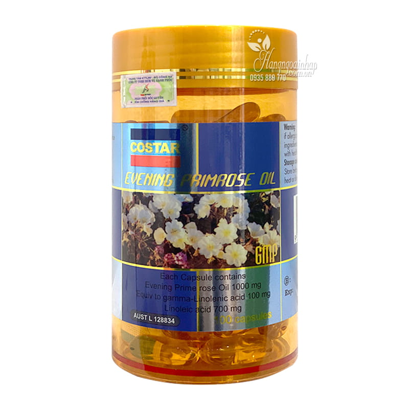 Tinh dầu hoa anh thảo Costar Evening Primrose Oil 1000mg