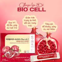 Bột collagen lựu đỏ Bio Cell Hàn Quốc - Hộp 30 gói x 2g