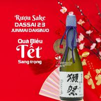 Rượu sake Dassai 23 Junmai Daiginjo của Nhật Bản hộp gỗ 