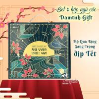 Bộ quà tặng Damtuh Gift Set 4 hộp ngũ cốc và trà cao cấp
