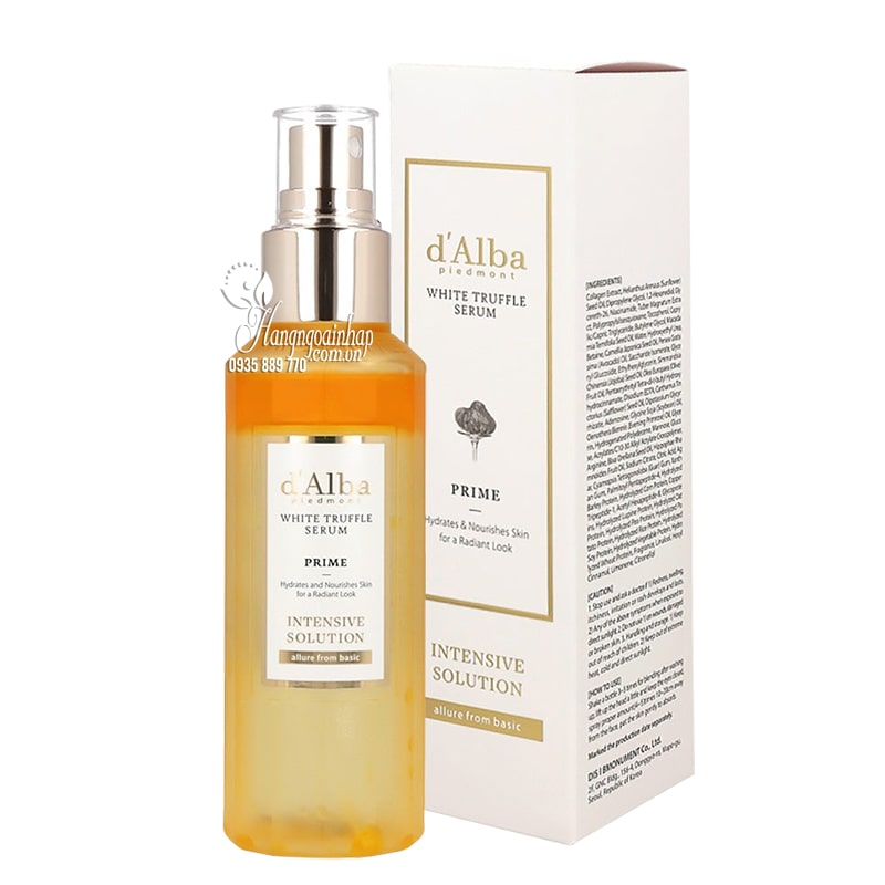 Tinh chất D’Alba White Truffle Serum Prime 100ml Hàn Quốc